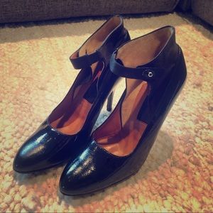 Lavin patent leather heels.